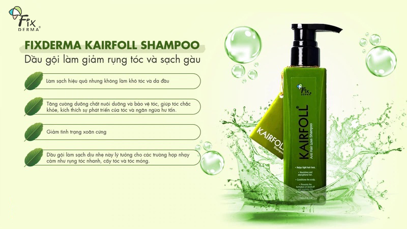 Dầu gội trị gàu Fixderma Kairfoll Shampoo Thông Tin